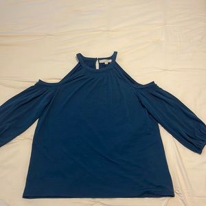 Loft cold-shoulder top Med